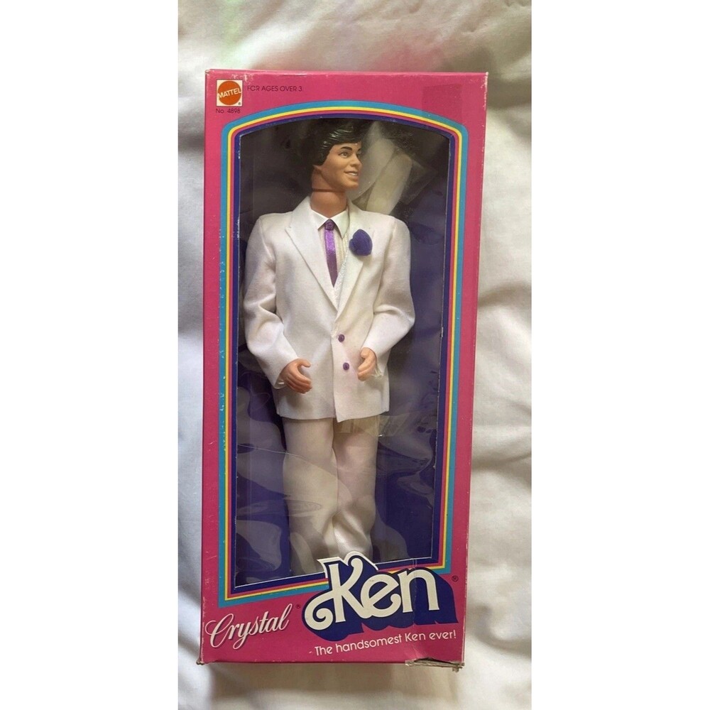 VTG Barbie Ken Crystal Doll 1983 Mattel #4598 NRFB